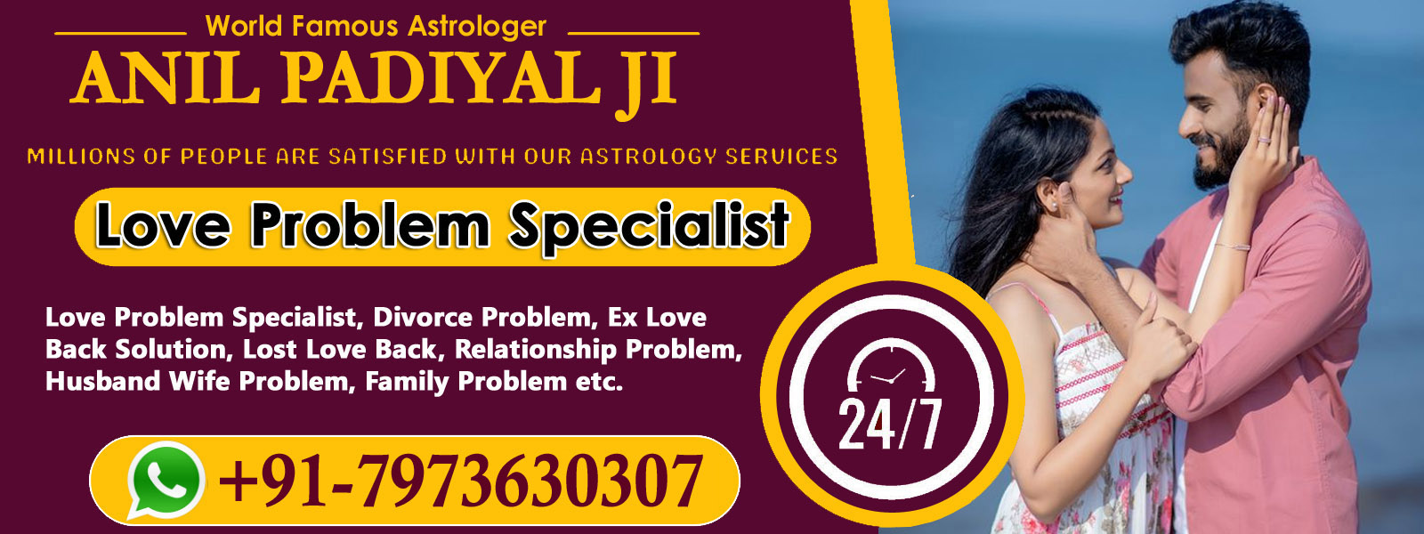 World Famous Astrologer Anil Padiyal Ji +91-7973630307